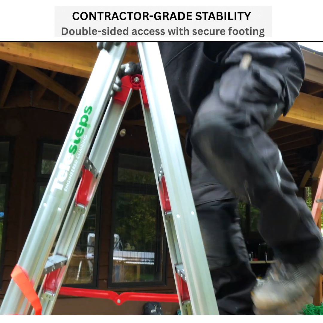 7 ft Double-Sided “STIK” Step Ladder – Telesteps Ladders