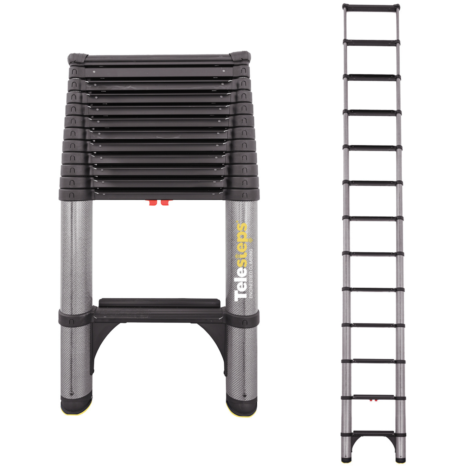 Telesteps 12.5 ft Kevlar Telescoping Extension Ladder | Type 1A ...