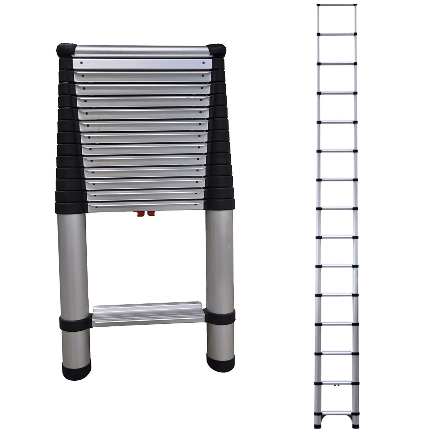Telesteps 14.5 ft Pro Wide Step Telescoping Extension Ladder | Type 1A ...